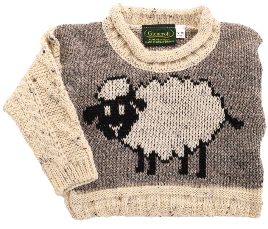 Glencroft Kids Fleeces & Bodywarmers | Kids' Aran Sheep Jumper