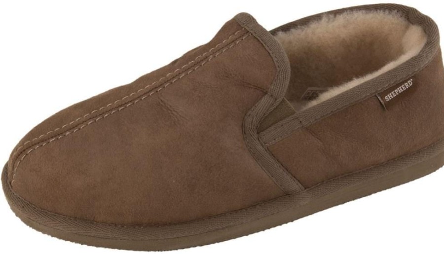 Shepherd Men'S Sheepskin Slippers | Men'S Double Gusset Classic Sheepskin Slippers