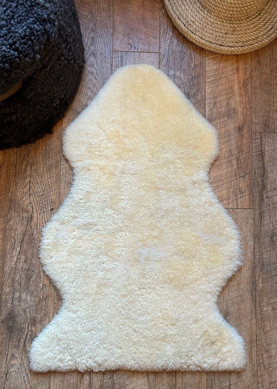 Lambland British Sheepskins | British Premium Medical Sheepskin Rug In Honey