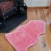 Lambland British Sheepskins | British Premium Medical Sheepskin Rug In Pink