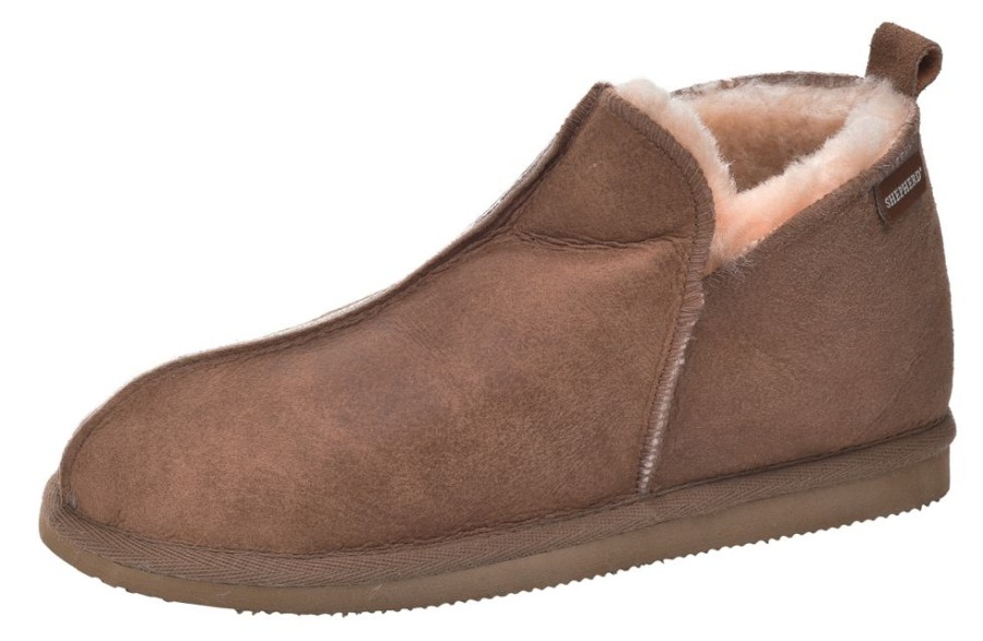 Shepherd Men'S Sheepskin Slippers | Men'S Genuine Sheepskin Slipper Boots