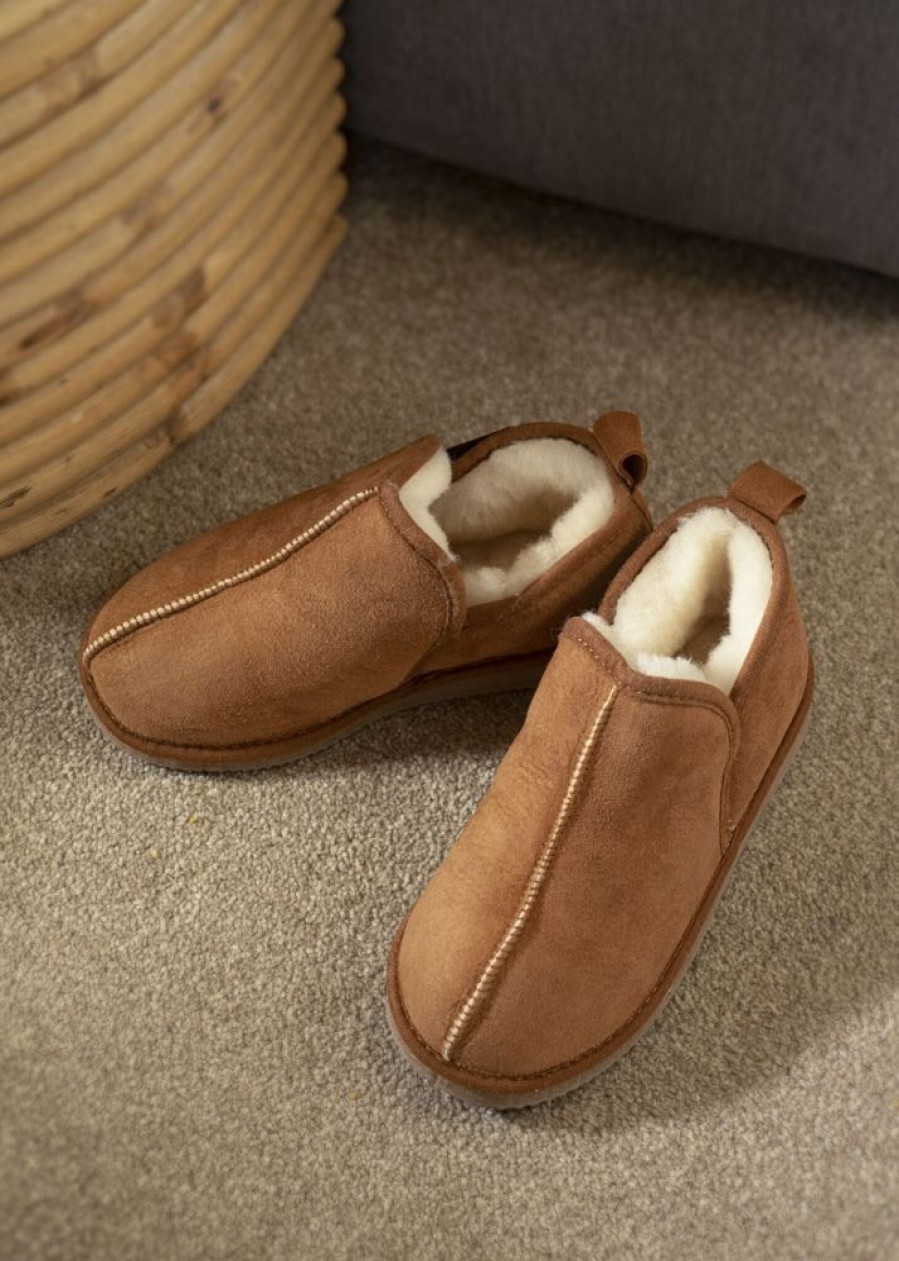 Lambland Kids Slippers & Boots | Kids' Merino Sheepskin Slippers With Hard Sole