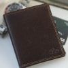 Arnicus Leather Wallets | Grained Leather Slim Card Wallet