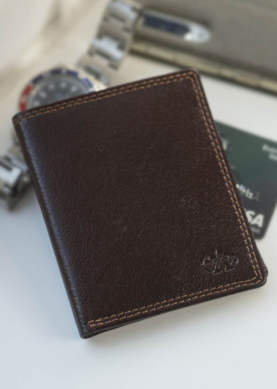 Arnicus Leather Wallets | Grained Leather Slim Card Wallet