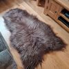 Lambland Eco Tanned Sheepskins | Eco Tanned Long Wool Taupe Tipped Sheepskin