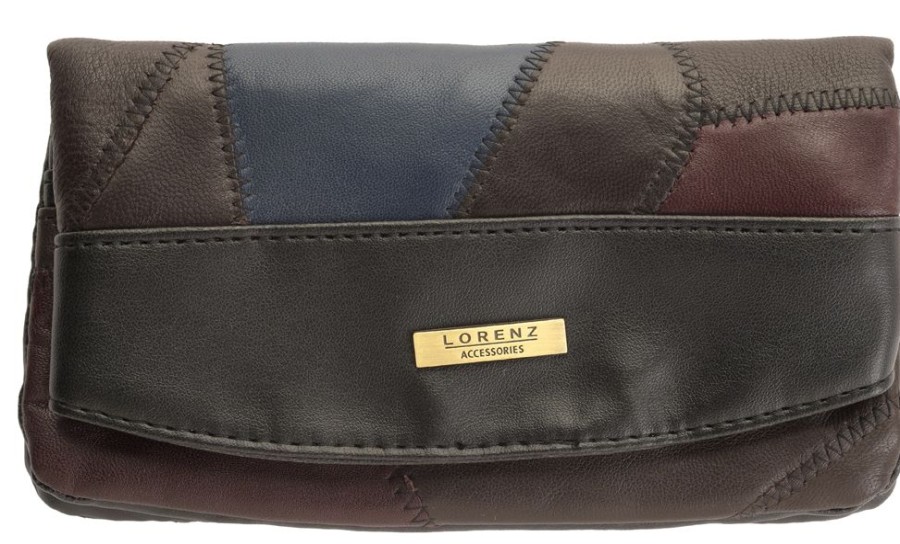 Lorenz Purses | Large Lightweight Patchwork Leather Wallet