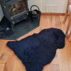 Lambland British Sheepskins | British Premium Navy Sheepskin Rug