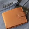 London Leather Goods Wallets | Soft Leather Triple Fold Wallet