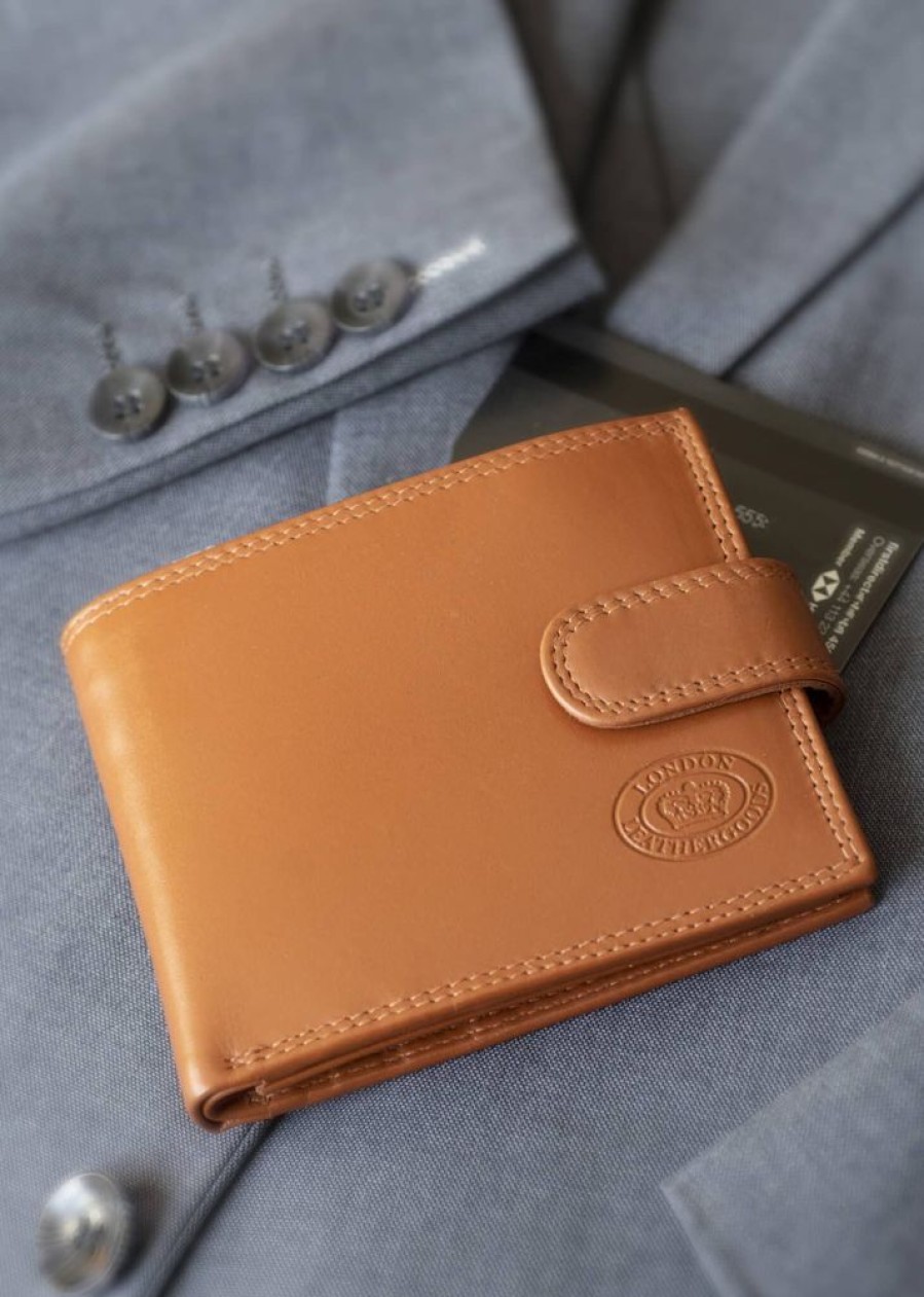 London Leather Goods Wallets | Soft Leather Triple Fold Wallet