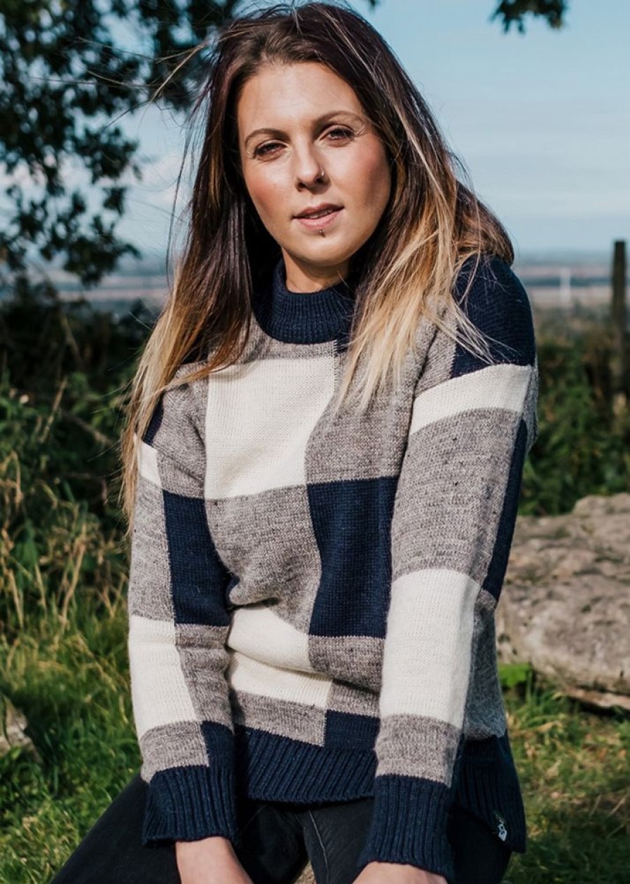 Glencroft Coats, Jackets & Jumpers | Ladies Wool Limestone Pavement Jumper