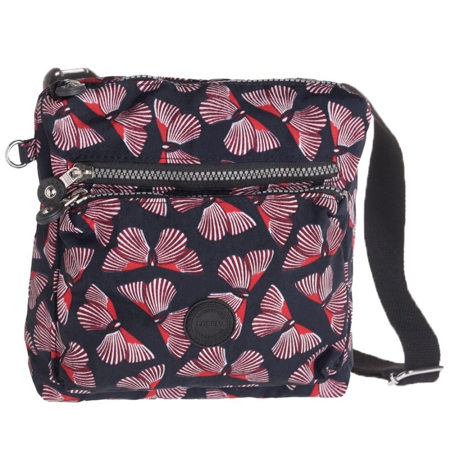 Lorenz Fashion & Canvas Bags | Small Lightweight Patterned Multi Zip Bag