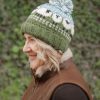 Lambland Hats, Scarves & Earmuffs | Hand Knitted Sheep Pattern Bobble Hat