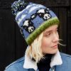 Pachamama Hats, Scarves & Earmuffs | Hand Knitted Dairy Cow Bobble Hat