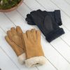 Lambland Gloves & Mittens | Ladies Genuine Sheepskin Gloves With Turn Back Cuff