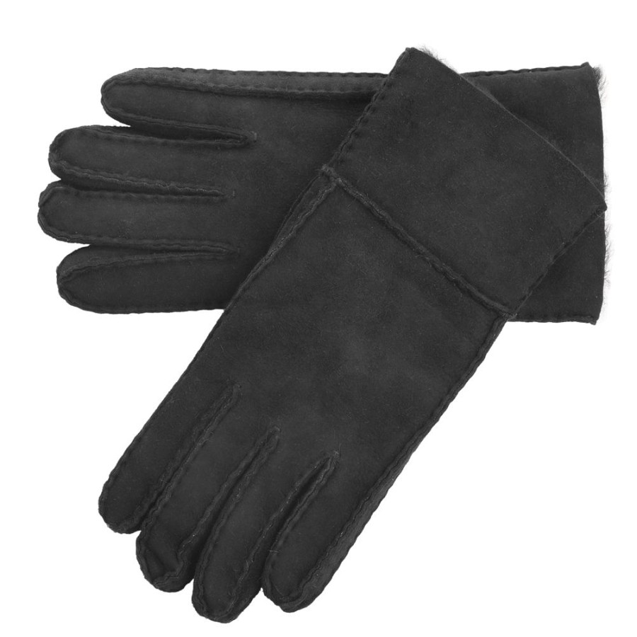 Lambland Gloves & Mittens | Ladies Genuine Sheepskin Gloves With Turn Back Cuff