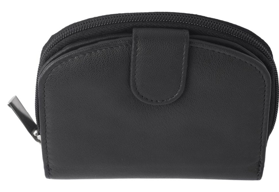 Lorenz Purses | Real Leather Rounded Soft Wallet