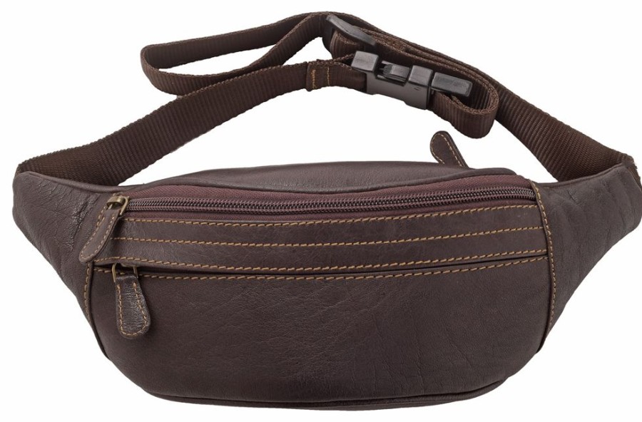 Charles Smith Bum Bags & Fanny Packs | Luxury Premium Leather Zipped Bum Bag