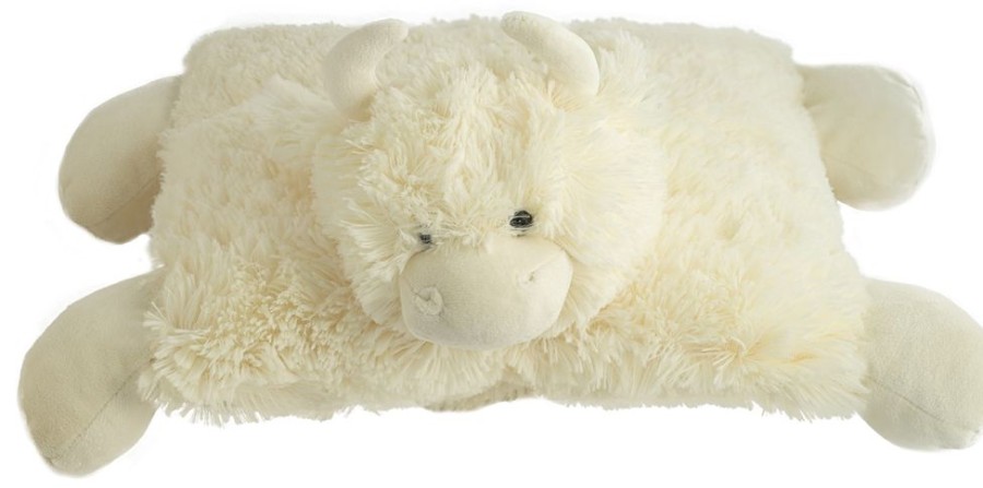 Jomanda Soft Toys | Super Soft Cream Highland Cow Toy Cushion