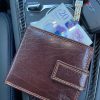 Arnicus Leather Wallets | Grained Leather Wallet With Rear Window