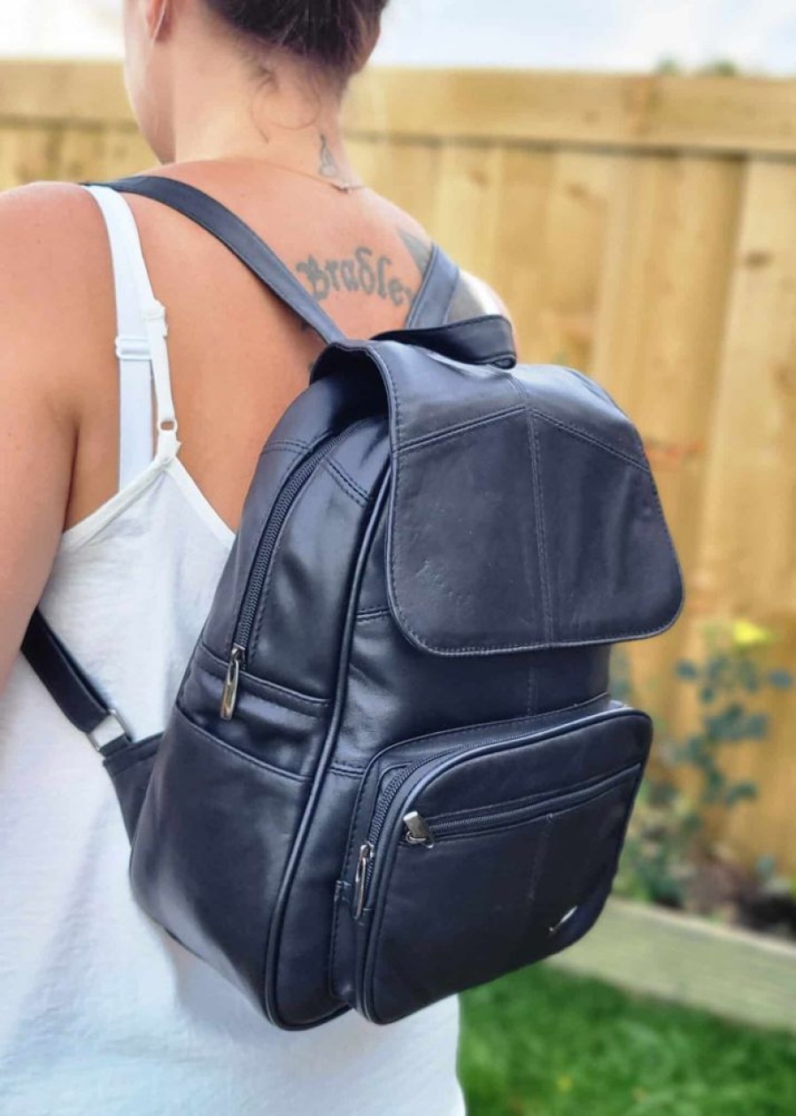 Lorenz Backpacks | Large Soft Nappa Leather Backpack