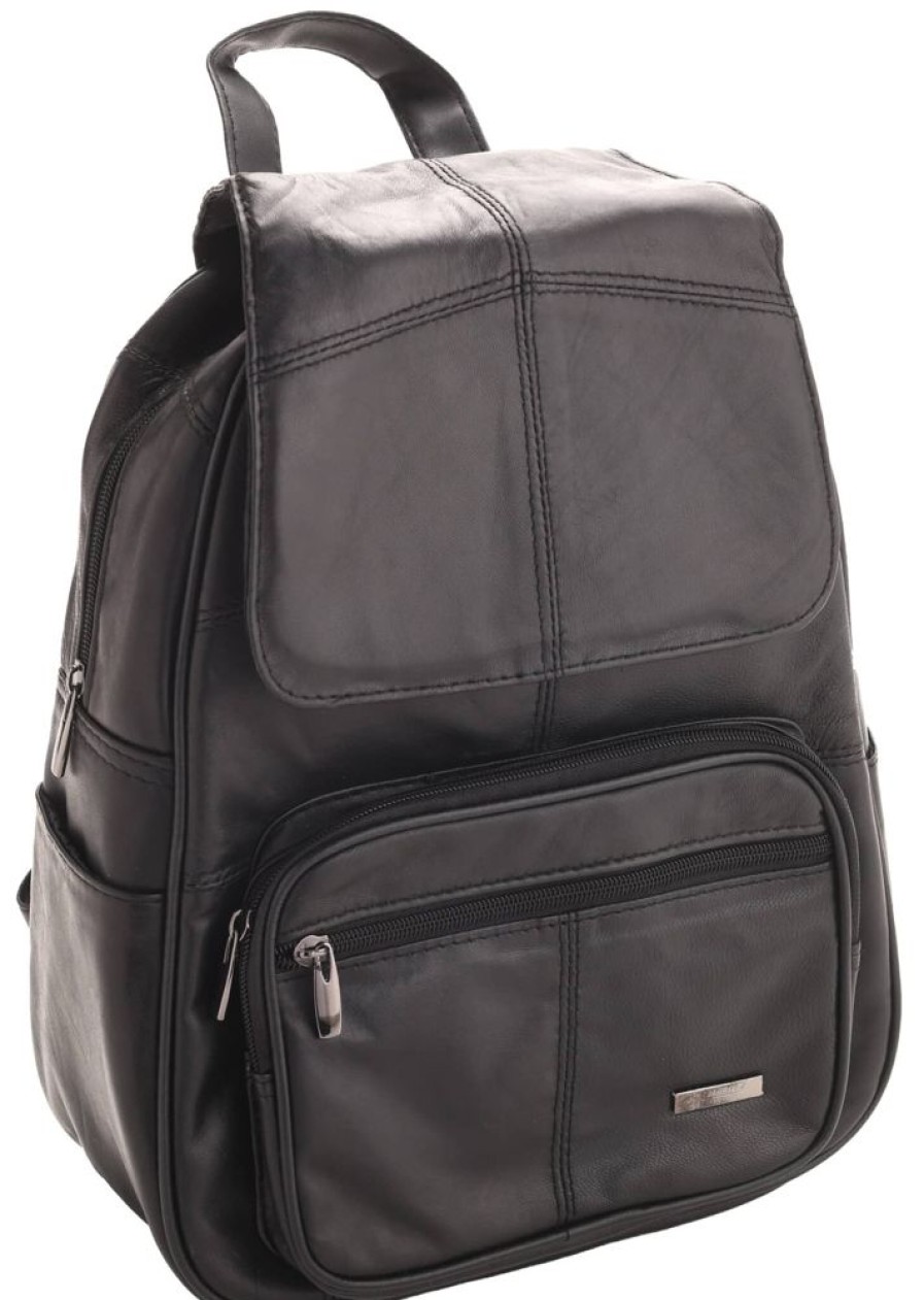 Lorenz Backpacks | Large Soft Nappa Leather Backpack