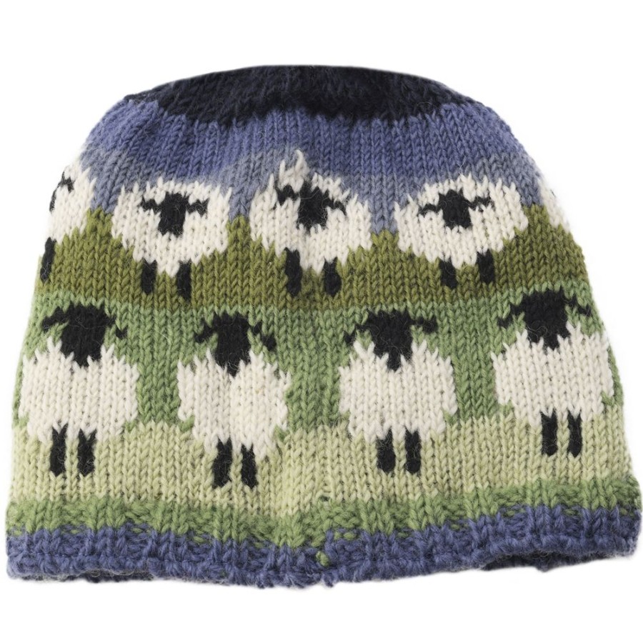 Pachamama Hats, Scarves & Earmuffs | Hand Knitted Sheep Design Beanie