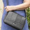 Lorenz Handbags | Soft Nappa Leather Flap Over Organiser Bag