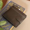 London Leather Goods Wallets | Luxury Leather Wallet With Zipped Coin Section