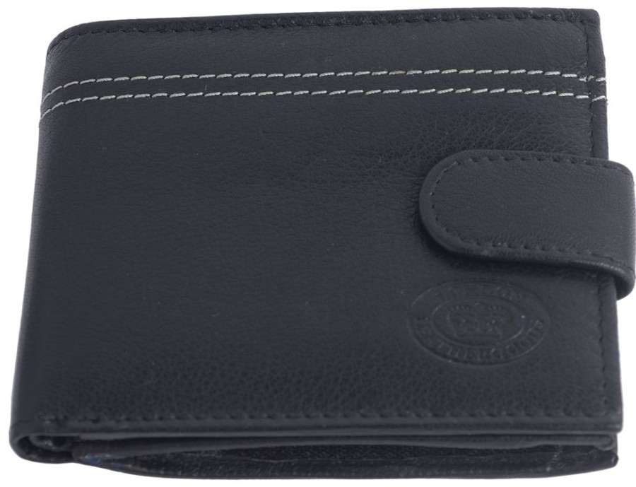 London Leather Goods Wallets | Luxury Leather Wallet With Zipped Coin Section