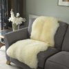 Lambland British Sheepskins | British Ivory Sheepskin Armchair Liner